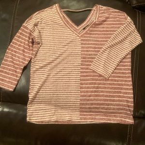 Bobeau Long Sleeve Striped Top. Stitch Fix. NWT.